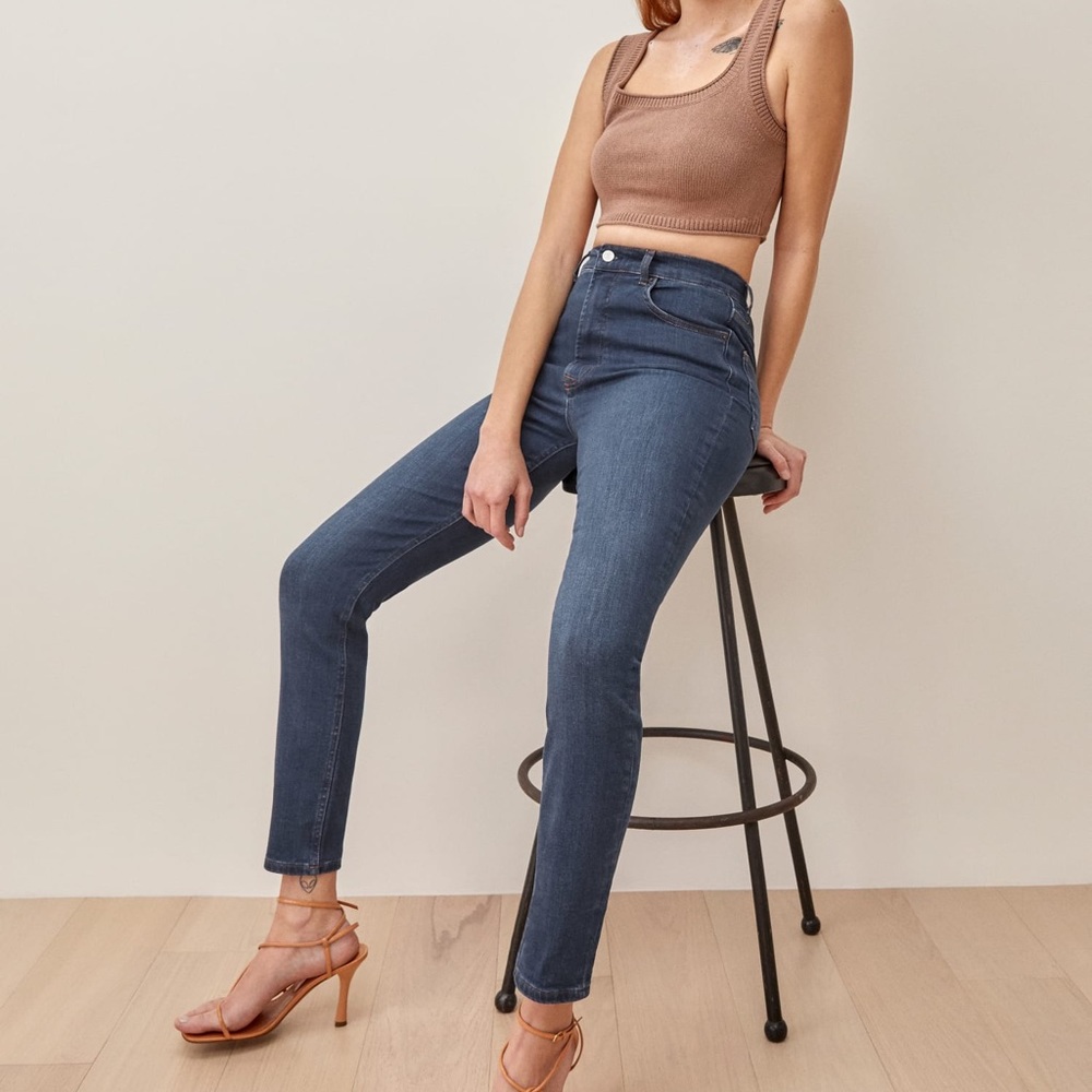 Reformation Harper High Rise Skinny Jean - size 25